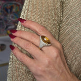 Marquise Gem Stone Ring