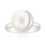 PEARL SILVER RING image 0