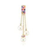 18K ORANGE SAPPHIRE GOLD PENDANT image 0