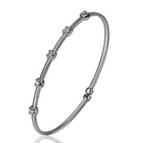 White Gold 5 Diamond Flex Bracelet