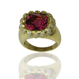 Cushion Pink Tour Ring