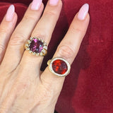 Cushion Pink Tour Ring