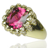 Cushion Pink Tour Ring