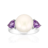 PEARL & SILVER RING image 0
