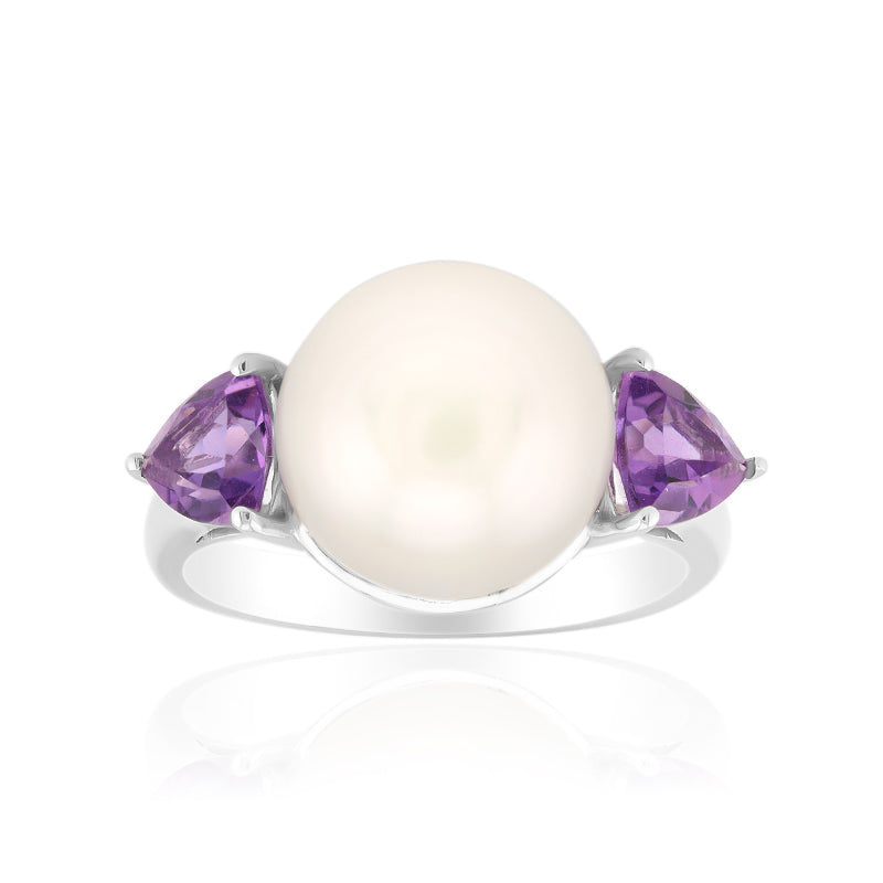 PEARL & SILVER RING image 0